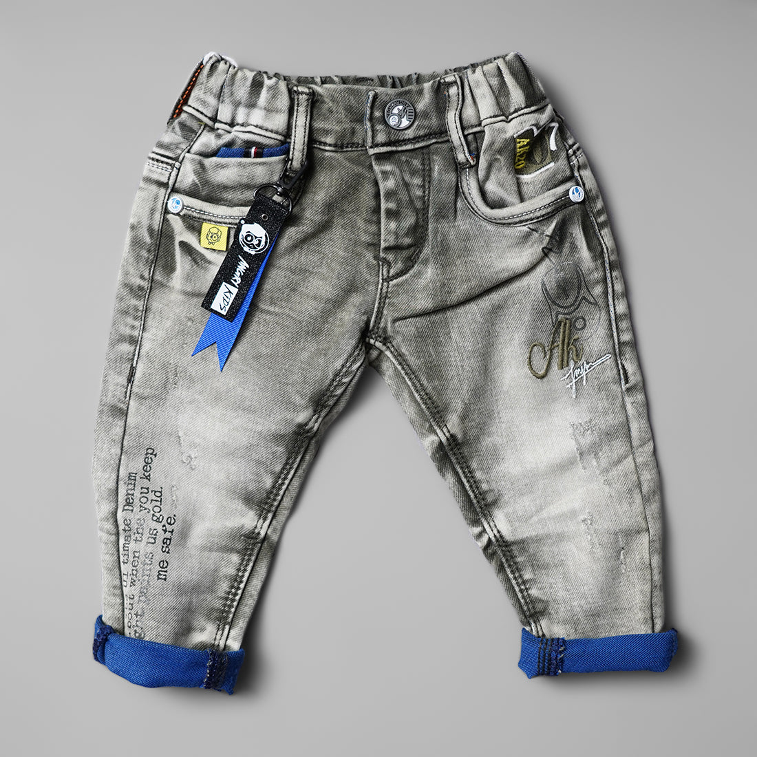 Buy 3905 Child Baby Boys Kids Jeans Soft Casual Denim Pants Trousers Blue  Baby Jeans (2T) at Amazon.in